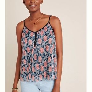 Maeve/Anthropologie textured shimmer tank